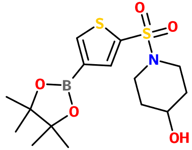 (image for) MC003248 1-{4-(4,4,5,5-Tetramethyl-1,3,2-dioxaborolan-2-yl)thiophen-2-yl}sulfonylpiperidin-4-ol